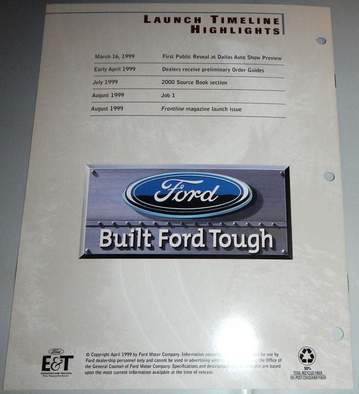 2000 FORD EXCURSION PRODUCT GUIDE BROCHURE AND POSTER, US $8.99, image 11