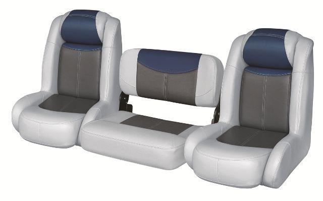 New wise 64" 3 piece bass boat bucket seat set / bass boat seat /bass boat seats