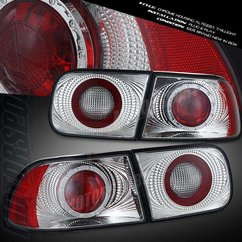 Buy 9295 HONDA CIVIC EX DX LX SEDAN COUPE CHROME RED ALTEZZA TAIL