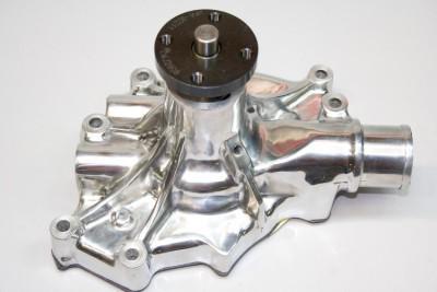 Ford 5.0l 1986 - 1993 reverse rotation aluminum water pump polished