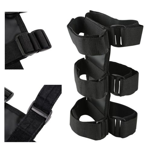 Car suv portable fire-extinguisher black nylon adjustable bandage fixing band