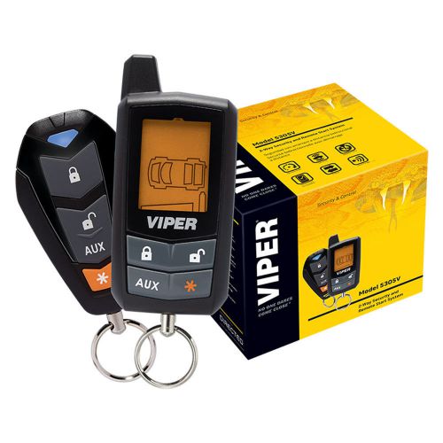 Viper 5305v 2-way car alarm security system and remote start system new 5305