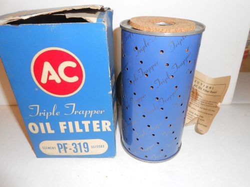 Nos -ac  pf-319 oil filter  &#034;triple trapper&#034;  for 1952 desoto v-8