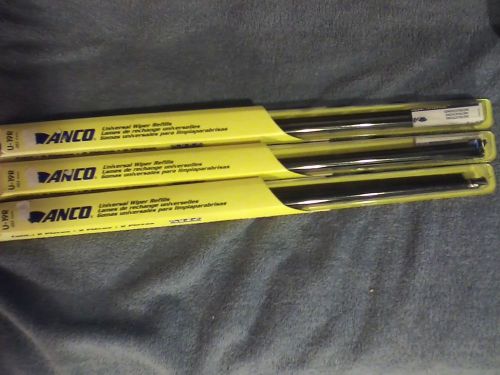 Anco u-19r wide series wiper refills quantity of 3 pairs alt# u19r