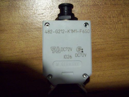 E-t-a  10 amp circuit breaker 482-6212-k1m1-f6so push button international