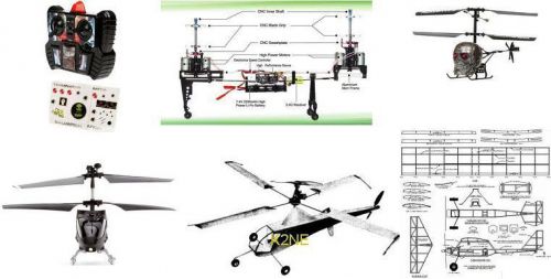 15 free flight and rc helicopters to build: plans on cd - k2ne web store