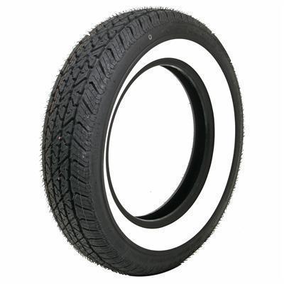 Coker bfgoodrich silvertown radial tire 165-15 whitewall 579811 set of 4