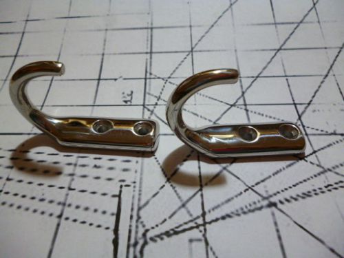 Towel / clothes hanging  hook . 316 polished stainless steel . set of 2 hooks