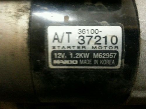 Starter hyundai santa fe