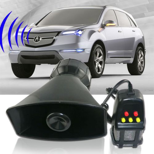 60w 5 good sounds with mic pa system bigger loud horn/siren car truck tone max