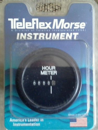 Teleflex boat engine gauge round hour meter  56966p
