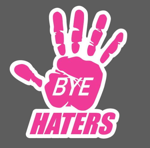 Bye haters 224 sticker honda drift hellaflush illest illmotion wrap fresh piston
