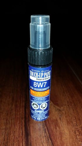 Genuine toyota touch up paint 1/2 oz pen &amp; brush 8w7 blue crush metallic