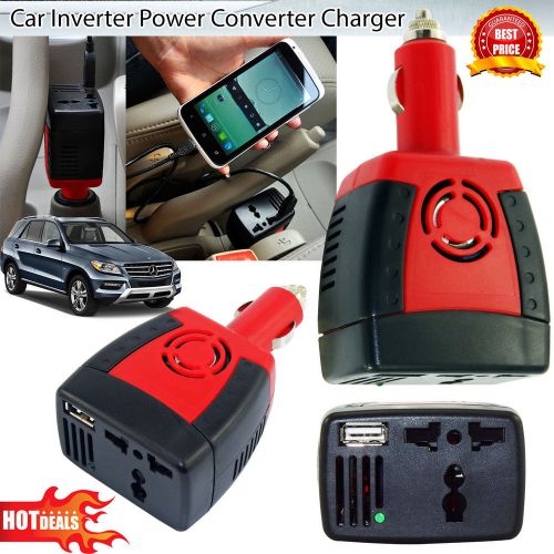 Usb 2.1a 150w car power inverter 12v dc to 220v ac power supply with usb charger