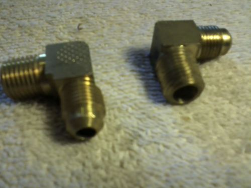 Edelmann 149540 5/16" brass 90 degree male elbows quantity of 2 - 5/16 inch tube