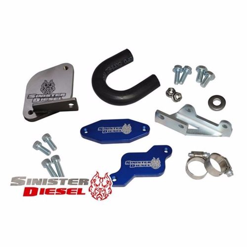 Find Sinister Diesel Basic EGR Cooler Delete Kit for 20032007 Ford 6