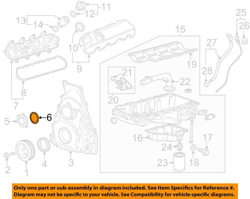 Gm oem engine-magnet gasket 12623437