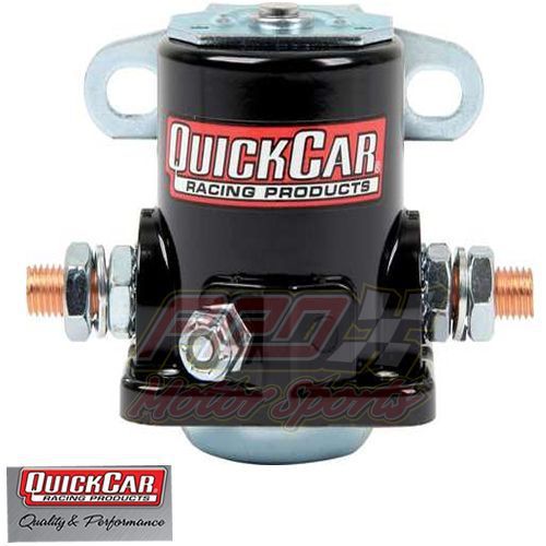 Starter solenoid - heavy duty - ford style - black -imca drag late model50-430