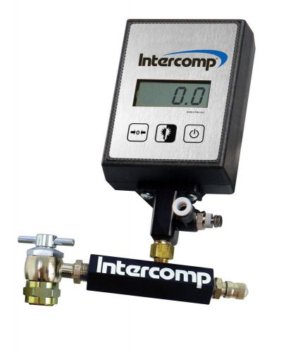 Intercomp racing 100675 lcd digital shock pressure gauge 0-300 psi with case