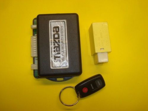 01 02 03 mazda protege keyless entry module unit relay &amp; remote oem bjog 67 830