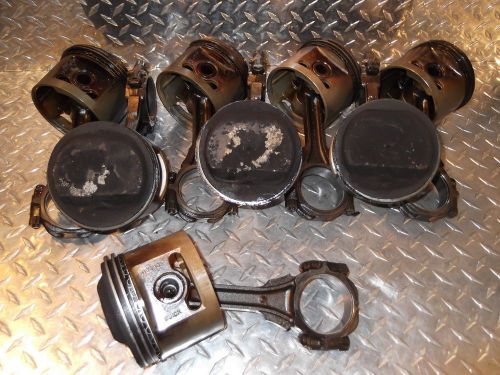 1963 63 buick electra 401 nailhead set pistons &amp; rods stock