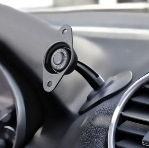 Ram "lil' buddy" stick-on dash mount w/diamond adapter,  fits ram holders