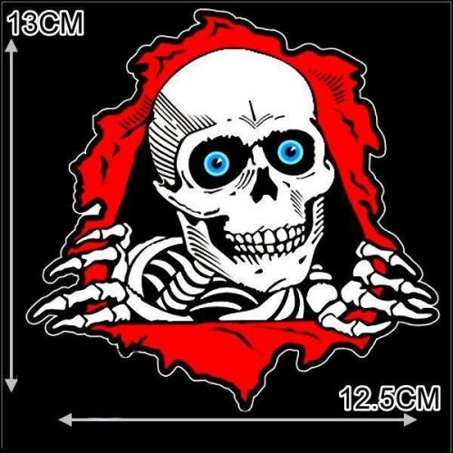 Car hood side fender motorcycle skull decoration decals sticker # 11