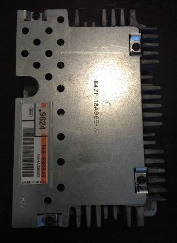 Used oem ford lincoln radio amplifier #f4uf-18b849-ab free priority shipping