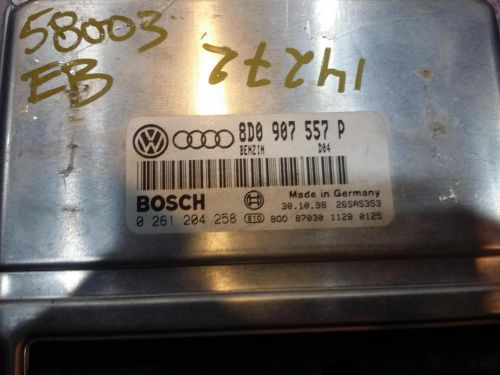 Volkswagen passat engine brain box electronic control module; 1.8l (turbo gas)