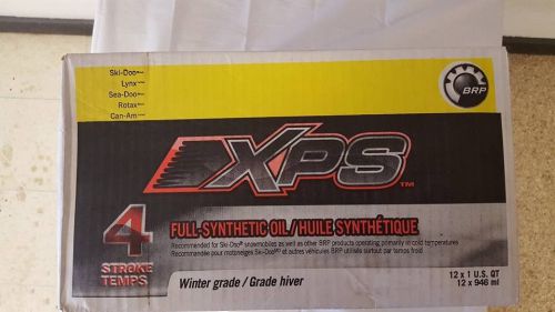 Brp xps 4 stroke full synthetic oil 12 quarts ski-doo can-am 293600112 case