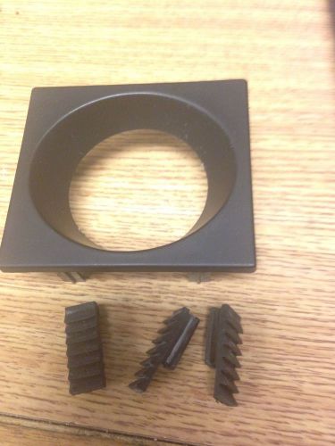 Volvo 81-93 240 accessory gauge bezel &amp; mounting "feet" x3, turbo, 242, 245