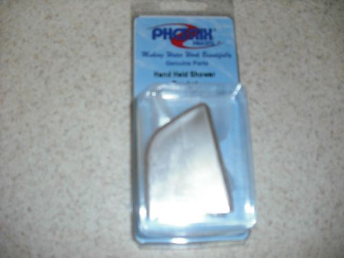 Rv - motorhome /  shower wall 3 position bracket - brushed nickel color