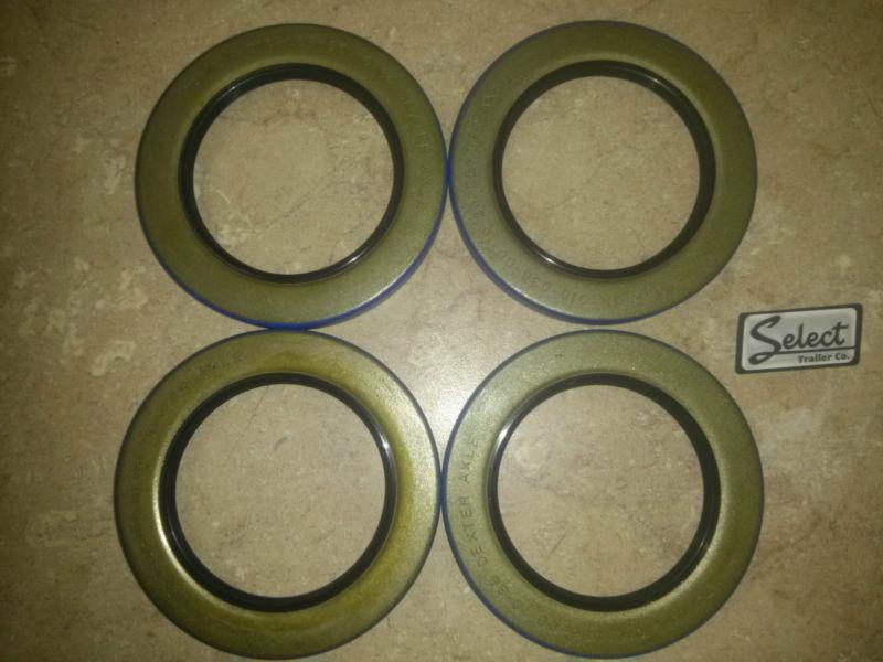 Set of four trailer axle grease seal 2.25" 10-36 
