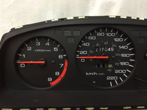 Rare honda civic 1992-1995 oem mt cluster km/h eg9 eg8 eg6 ej1 ej2 jdm edm