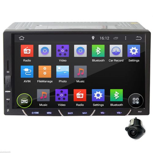 7" gps navi android4.4 double 2din car stereo dvd player wifi 3g bluetooth radio