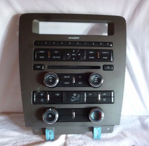 11 12 13 14 Ford Shaker Mustang Radio Control Panel Face CR3T-18A802-JA 37167, image 1