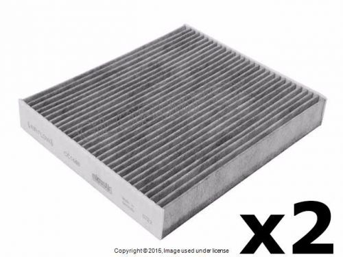 Porsche panamera '10-'14 cabin air filter set of 2 corteco oem +warranty