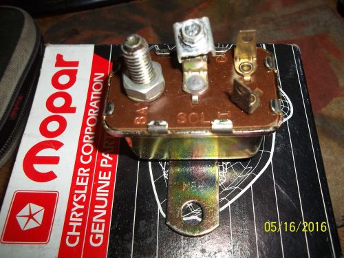 Nos mopar 1961-65 starter relay w/ automatic trans