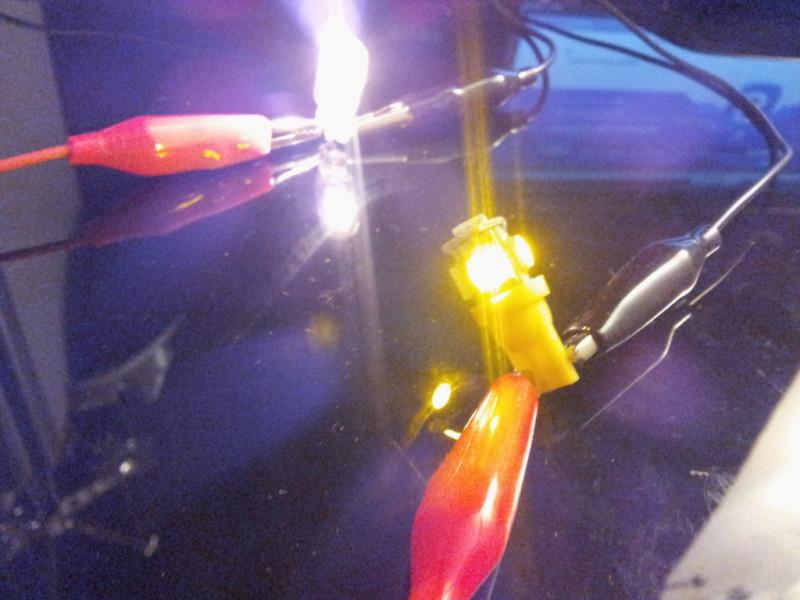 2x Xenon YELLOW T10 Wedge 5-SMD 5050 LED Light bulb 192 168 194 W5W 2825 158 TWO, US $5.99, image 11