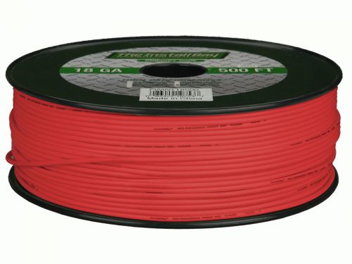 Metra install bay pwrd18500 18 gauge primary wire w/ 500&#039; wiring cables red new