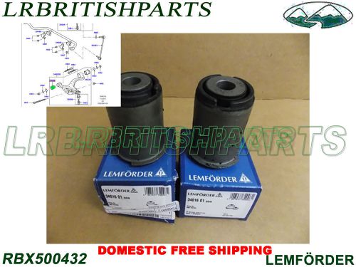 Land rover bushing control arm front range rover sport set rbx500432 lemfÖrder