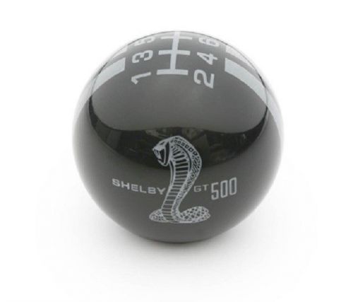 Mustang shelby gt500  shift knob - black w/ grey stripes