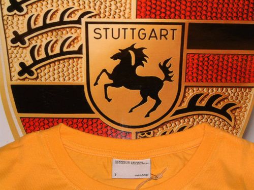 Porsche design driver's selection nos men's basic yellow t-shirt usa s: euro m