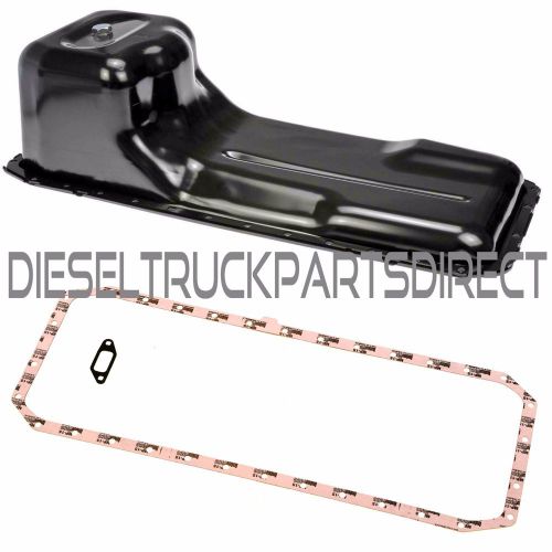 Engine oil pan &amp; gasket set  fits 03-07 dodge ram cummins 5.9l