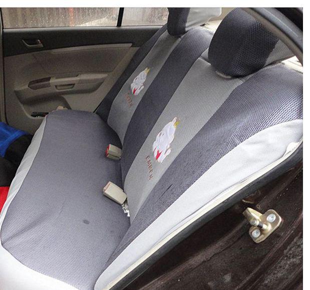 Fashion lovely Chinese manual embroidery cartoon happy bear design car seat cove, US $60.00, image 2