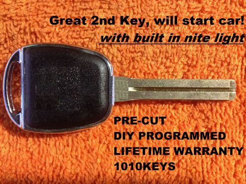 "pre-cut" diy programable transponder chip key for 3 button fob keys