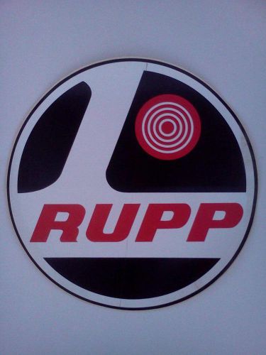 Nos vintage original rupp sticker *big* 14 1/2" diameter collectable!!!