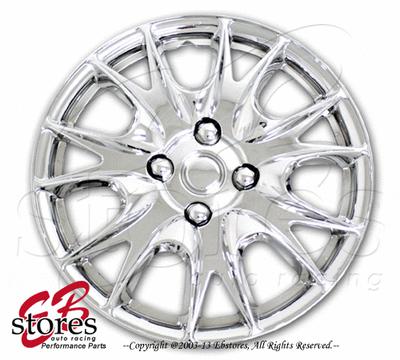 Hubcaps style#533 14" inches 4pcs set of 14 inch chrome wheel skin cover hub cap