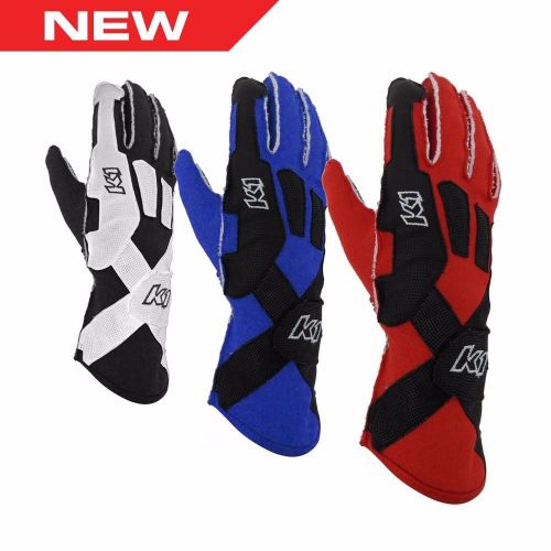 K1 racegear pro-xs exterior stitch sfi glove, nomex auto racing glove, new