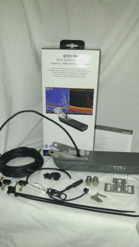 Garmin boat transducer gt21-tm. new in box! downvü 500w. >compare low price!!!